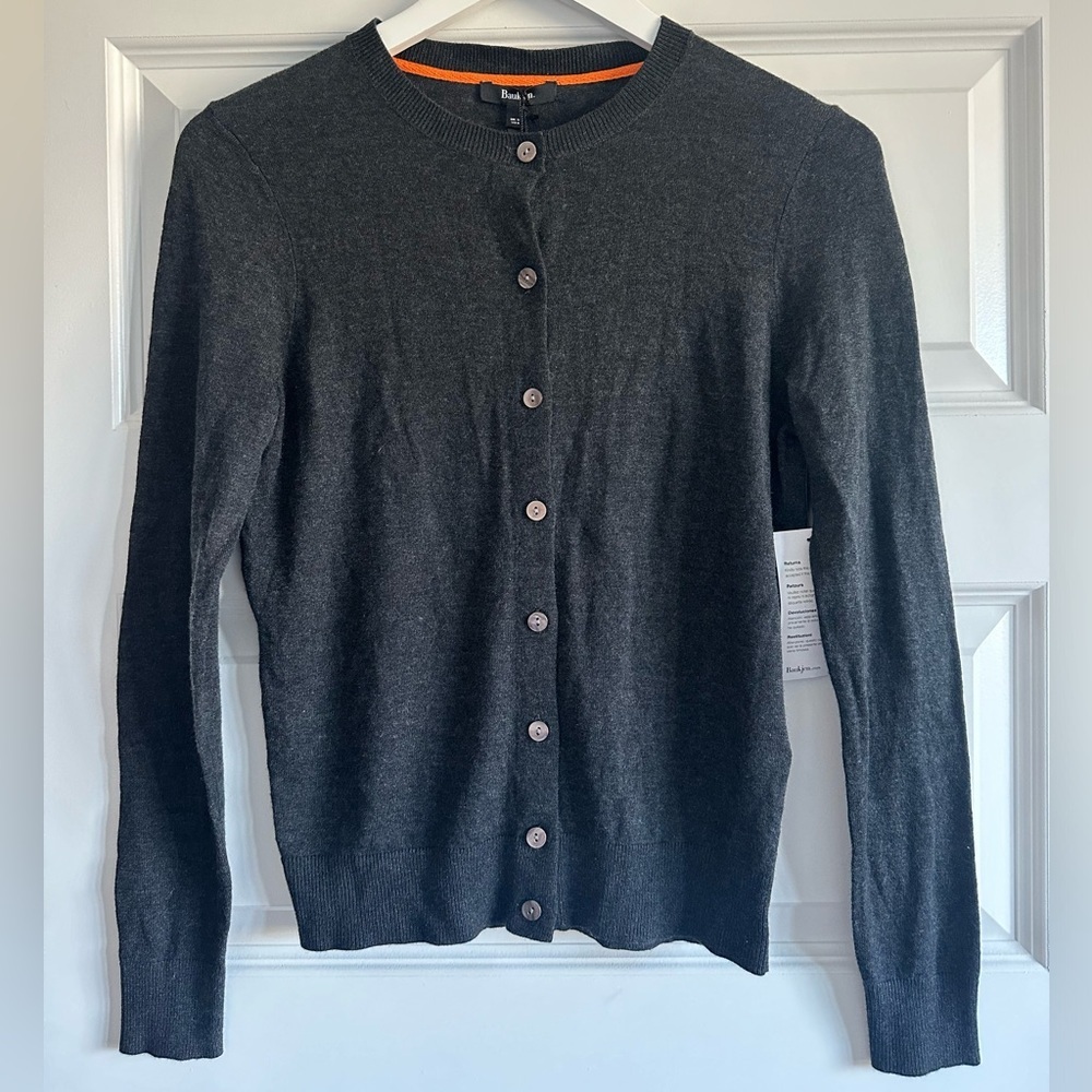 Baukjen Rivington Wool Blend Cropped Cardi NWT
